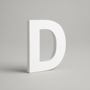 Flat Cut Foamex Letters