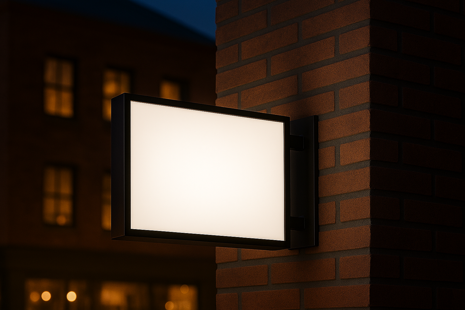 Rectangular Projecting Sign